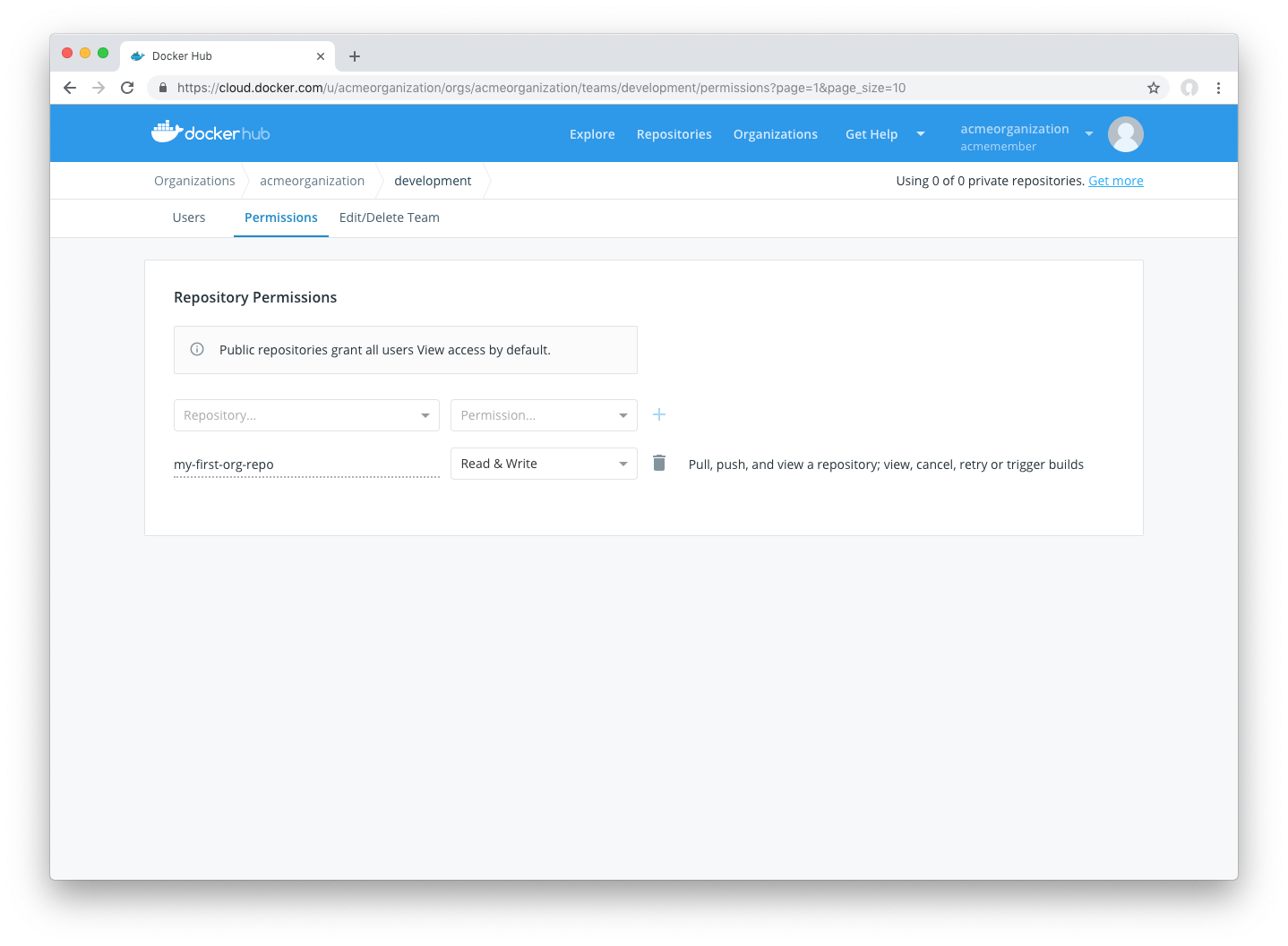 Team Audit Permissions