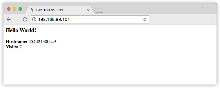 Hello World in browser with Redis