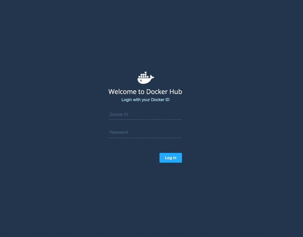 Login using the web console