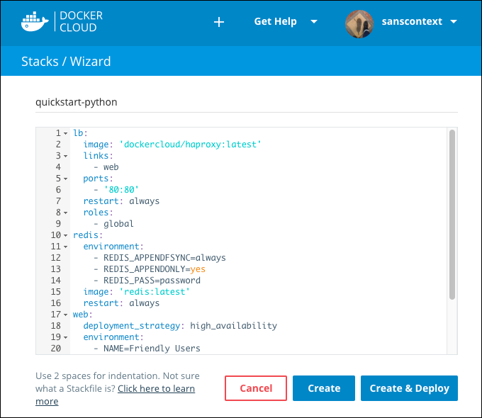 Stacks/Wizard - editing yaml file