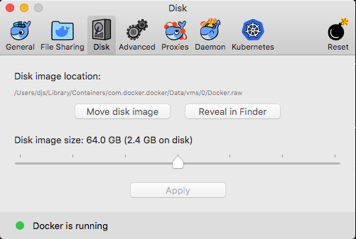 Disk preferences