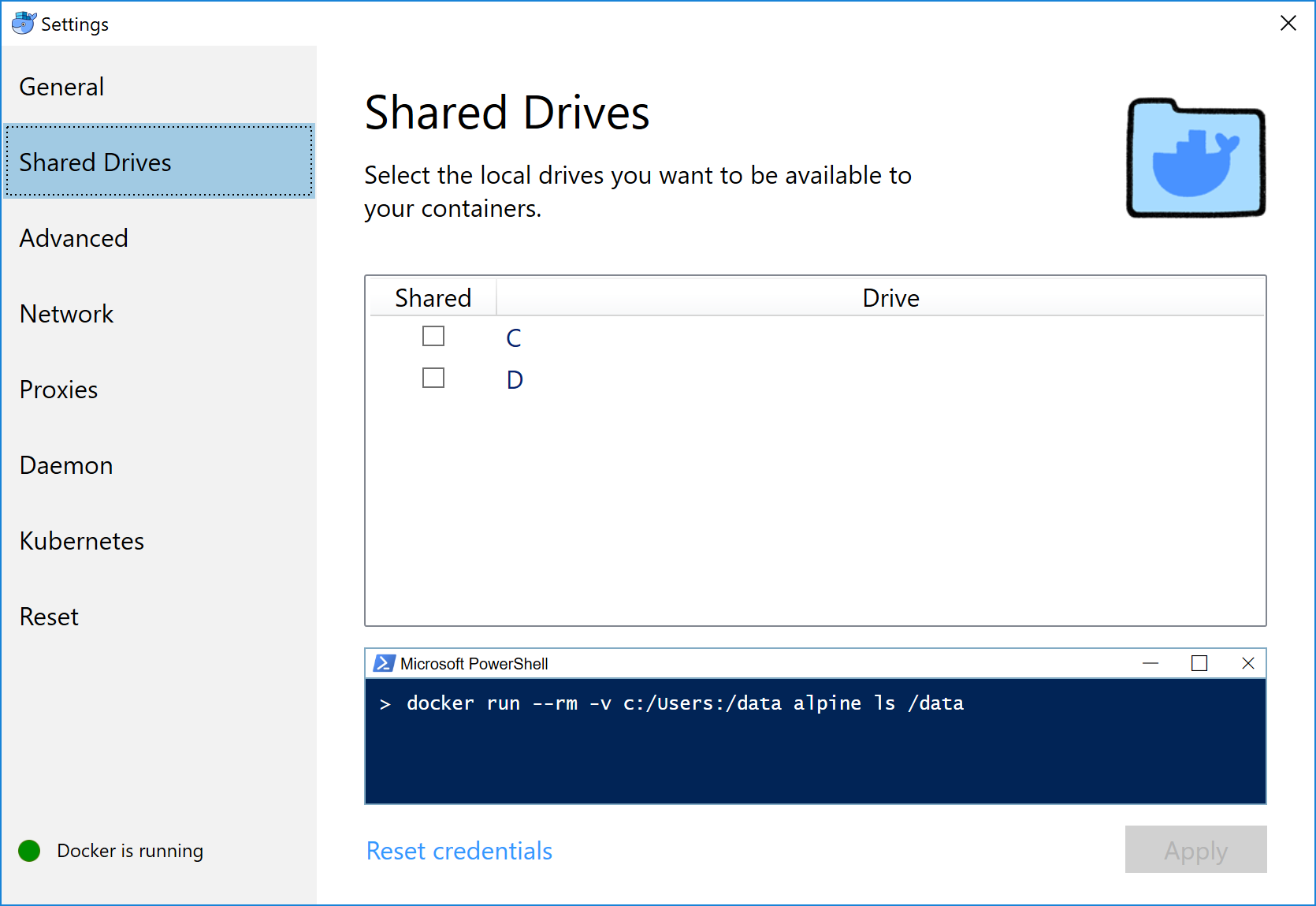 Shared drives