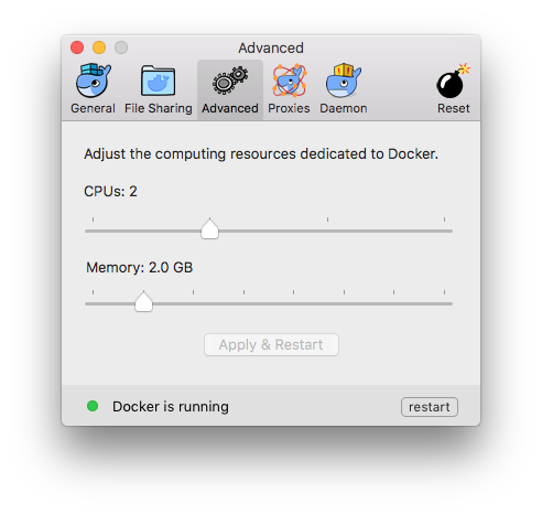 CPUs and Memory settings UI
starting at Beta 31