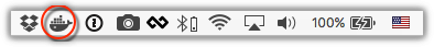 Whale in menu bar