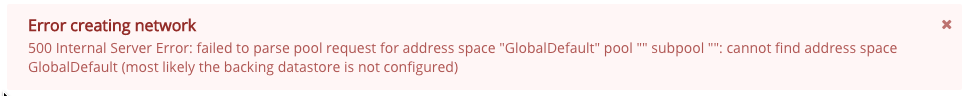Network error